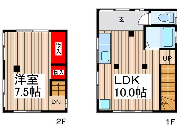 仮)ふじみ野市桜ケ丘ｱﾊﾟｰﾄﾒﾝﾄの物件間取画像